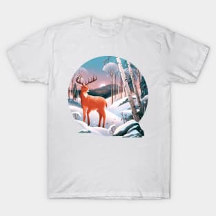 deer and scenery T-Shirt